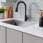 High-Arc Pull Out Kitchen Faucet with Single Lever Control