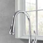 High-Arc Kitchen Bar Faucet with Pull-Down Sprayer