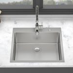 Premium Stainless Steel Single Bowl Kitchen Sink with Center-Rear Drain