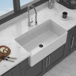 Ceramic Kitchen Sinks | Heavy-Duty Fireclay Apron-Front Single-Basin Farmhouse Sink