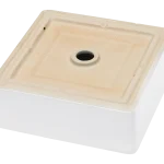Modern Square Ceramic Vessel Sink (Above-Counter)