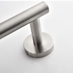 Premium 3-Piece Brushed Stainless Steel Bathroom Hardware Set – Wall-Mounted Towel Bar, Toilet Paper Holder, and Robe Hook