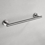 Premium 3-Piece Brushed Stainless Steel Bathroom Hardware Set – Wall-Mounted Towel Bar, Toilet Paper Holder, and Robe Hook