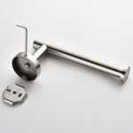 Premium 3-Piece Brushed Stainless Steel Bathroom Hardware Set – Wall-Mounted Towel Bar, Toilet Paper Holder, and Robe Hook