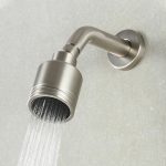 Brushed Nickel Rain Shower System with cUPC Pressure Balance Valve & Anti-Microbial Nozzles