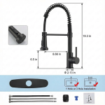 Single Handle Spring Pull Down Kitchen Faucet