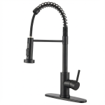 Single Handle Spring Pull Down Kitchen Faucet