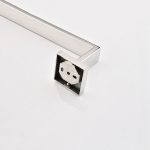 Modern Square Chrome Bathroom Hardware Set