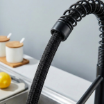 Single Handle Spring Pull Down Kitchen Faucet