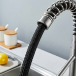 Commercial Single Handle Spring Pull Down Kitchen Faucet