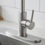 Commercial Single Handle Spring Pull Down Kitchen Faucet
