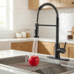 Single Handle Spring Pull Down Kitchen Faucet