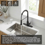 Single Handle Spring Pull Down Kitchen Faucet