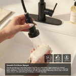 Single Handle Spring Pull Down Kitchen Faucet