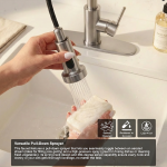 Commercial Single Handle Spring Pull Down Kitchen Faucet
