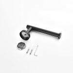 Modern Matte Black Bathroom Hardware Set
