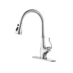 Single-Handle High-Arc Pull Down Kitchen Faucet
