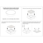 Natural Marble Round Vessel Bathroom Sink