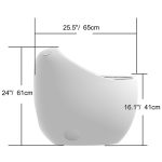 Modern Egg-Shaped One-Piece Toilet: Sleek Design Meets Advanced Bathroom Comfort