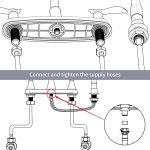 Two-Handle Brushed Nickel Kitchen Bar Faucet with Side Sprayer