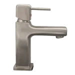 Modern Square Single Handle Bathroom Sink Faucet