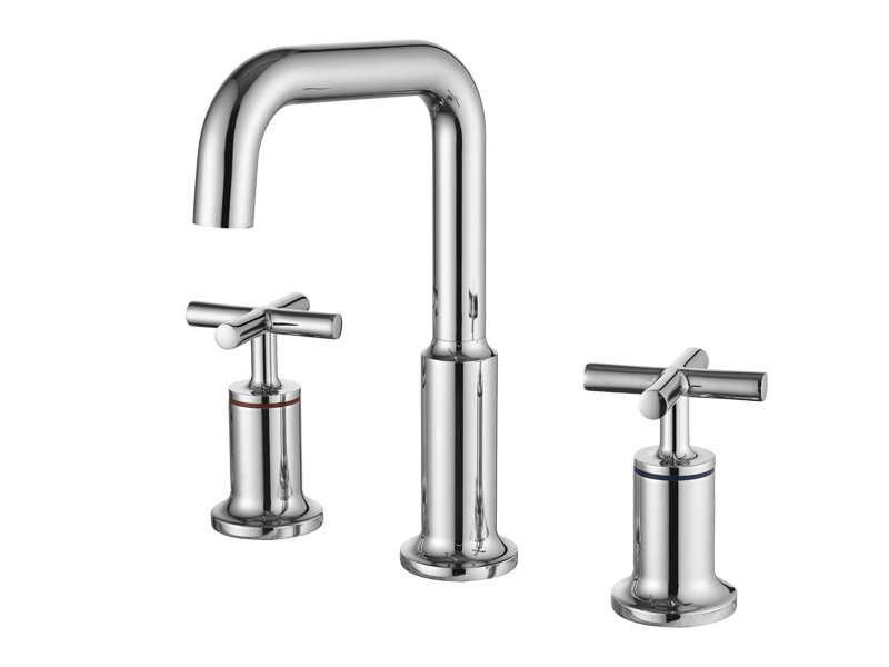 Modern Widespread 2 Handle Bathroom Faucet