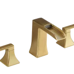 Modern Widespread Waterfall 2 Handle Bathroom Faucet