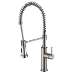 Commercial Single Handle High-Arc Spring Kitchen Faucet