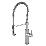 Commercial Single Handle High-Arc Spring Kitchen Faucet