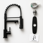 Commercial Single Handle High-Arc Spring Kitchen Faucet