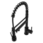 Commercial Single Handle High-Arc Spring Kitchen Faucet