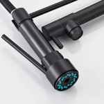 Commercial Single Handle High-Arc Spring Kitchen Faucet