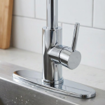 Commercial Single Handle Spring Pull Down Kitchen Faucet