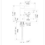 Modern Single Handle Bathroom Sink Faucet