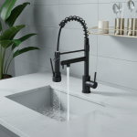 Commercial Single Handle High-Arc Spring Kitchen Faucet