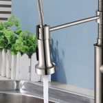 Commercial Single Handle High-Arc Spring Kitchen Faucet