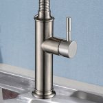 Commercial Single Handle High-Arc Spring Kitchen Faucet