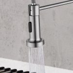 Commercial Single Handle High-Arc Spring Kitchen Faucet