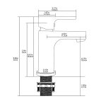 Modern Single Handle Bathroom Sink Faucet
