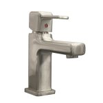 Modern Square Single Handle Bathroom Sink Faucet