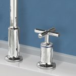 Modern Widespread 2 Handle Bathroom Faucet
