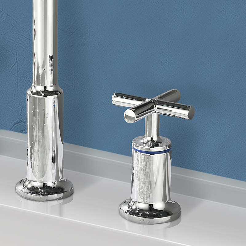 Modern Widespread 2 Handle Bathroom Faucet