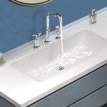 Modern Widespread 2 Handle Bathroom Faucet