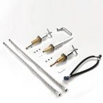 Modern Widespread 2 Handle Bathroom Faucet