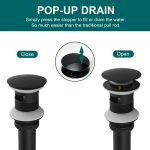 Matte Black Vessel Sink Faucet