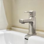 Modern Square Single Handle Bathroom Sink Faucet